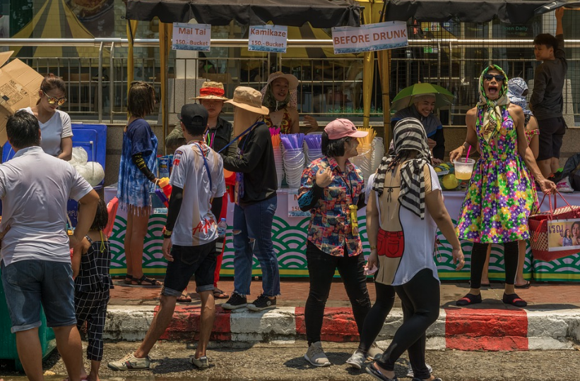 Pattaya Songkran fejring